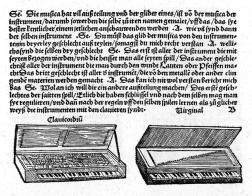 Sebastian Virdung: Musica getuscht, Basel 1511, fol. B  