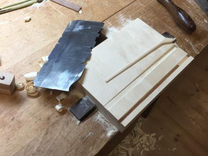 Bearbeitung mit Ziehklinge