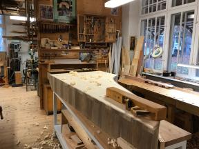 Abschließendes Aushobeln des Unterbodens