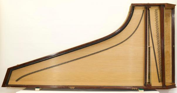 Draufsicht Originalinstrument: Louis Dulcken, München, 1805
