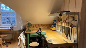 neu eingerichteter Metallarbeitsplatz