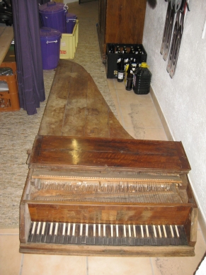 The instrument when it was found in 2011 ph.: Franz Körndle