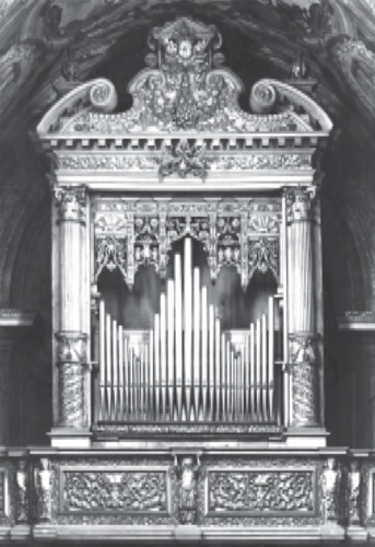 Orgel in Ferrara, S. Francesca Romana