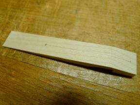 Anriss für Auslöserfeder-Nut