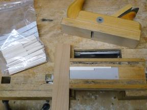 Aushobeln des Rohlings in einer Lade