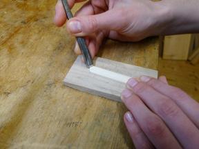 Ausstemmen der oberen Rundung