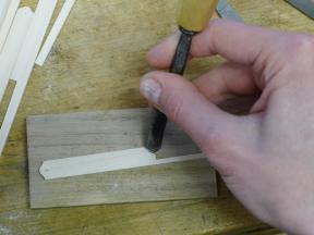 Stemmen der unteren Rundung