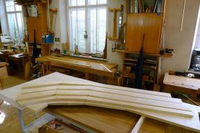 Die vier Schichten der Hohlwandraste .