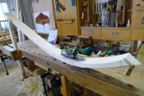 Ausarbeitung Außenseite mit dem Schiffshobel