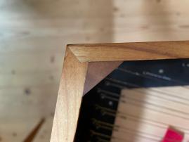 Verbindung der Kurvenwand-Zarge mit der Basswand-Zarge