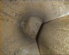 Vox humana, internal view of boot with shallot