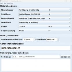 Codierung von Materialien
