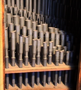 Fig.1: Sequence by size (inside the organ case)