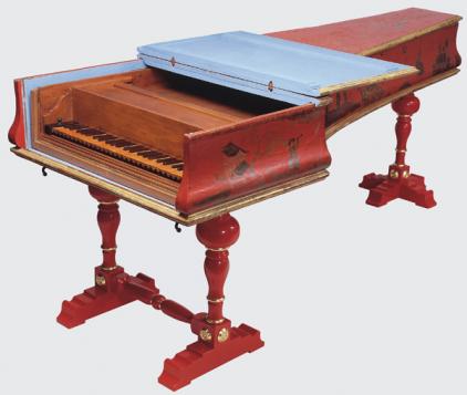 Hammer piano by Bartolomeo Cristofori, Florence 1726; Museum of Musical Instruments of the University of Leipzig.