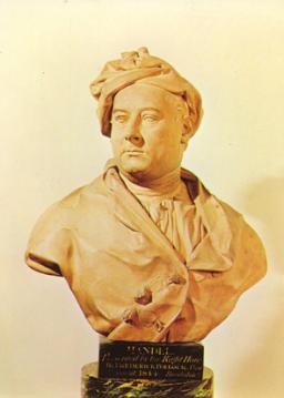 Händel Büste von Roubiliac, London Thomas Coram Foundation