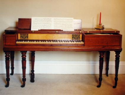 (Fig. 2) Square Piano Broadwood & Sons