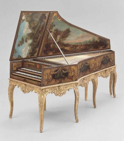 Cembalo, Henri Hemsch ca. 1736, Museum of Fine Arts, Boston