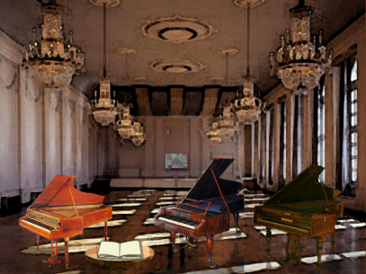 Foto aus der Multimedia-CD-ROM "Mechanik der Poesie – Besaitete Tasteninstrumente des 15.-19. Jahrhunderts"