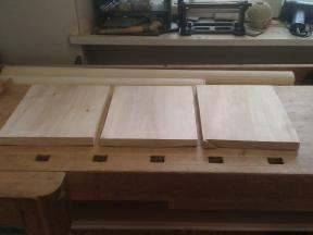 Klaviaturplattenrohlinge aus Linde