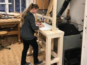 Der Nachbau unserer Säge im ersten Test