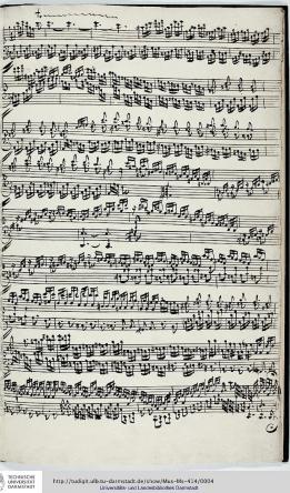Christoph Graupner, Gigue D-DA Mus.ms. 414 (vers 1739)