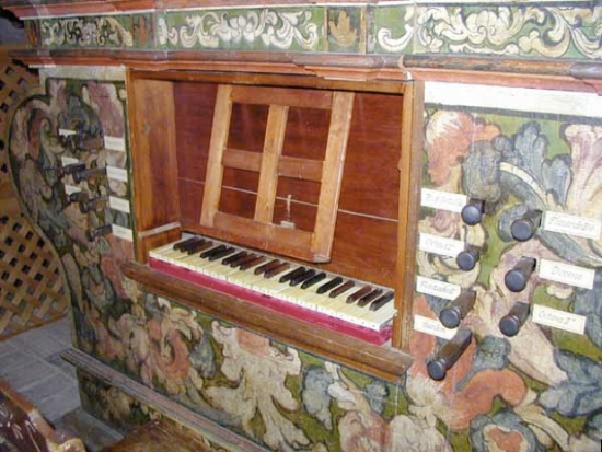 Fig. 6-2 : La vue « coté organiste ».